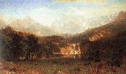 Albert Bierstadt The Rocky Mountains, Landers Peak Norge oil painting reproduction